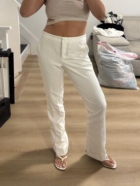 NEW ZARA White Trousers